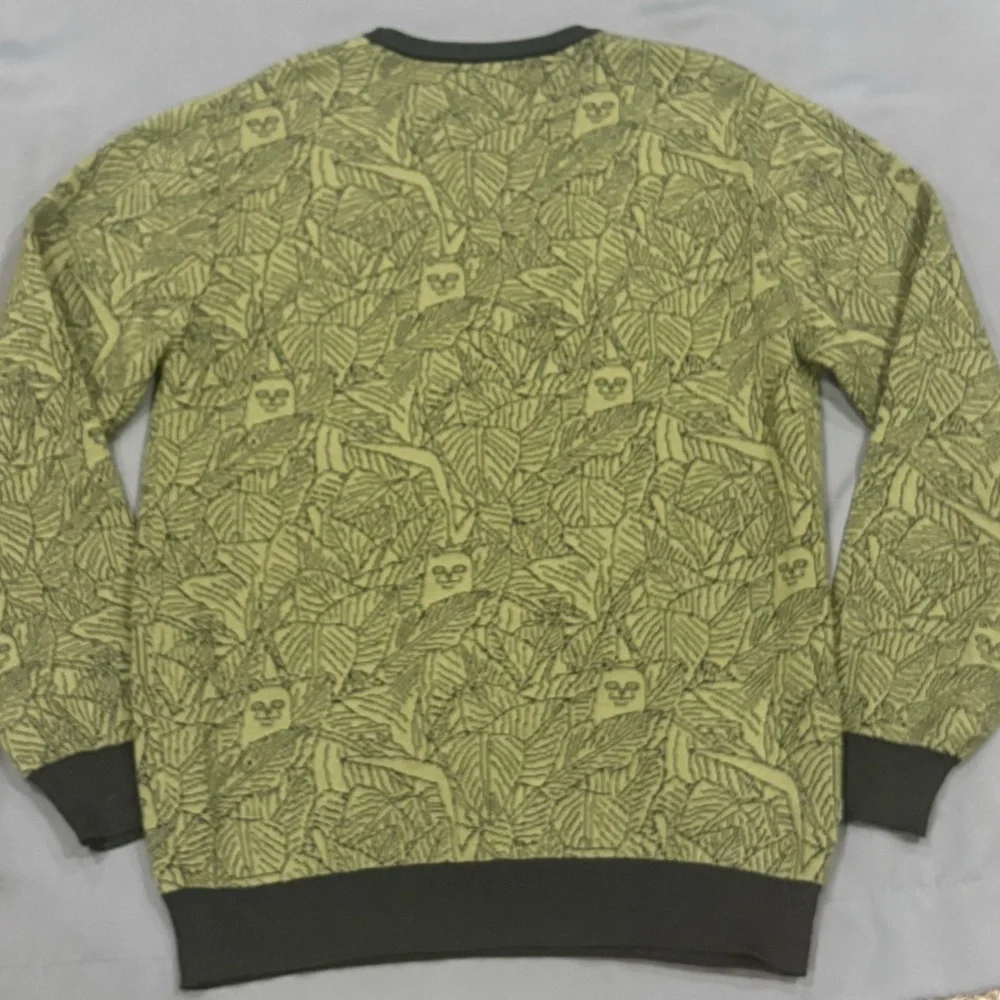 Ripndip Olive Leaf Pattern Crewneck Sweater - Picture 7 of 9